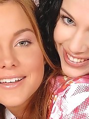 Brigitt & Valentina Blue enjoy a hot and sexy lesbian romp